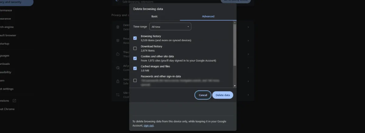 Como remover o cache do seu dispositivo