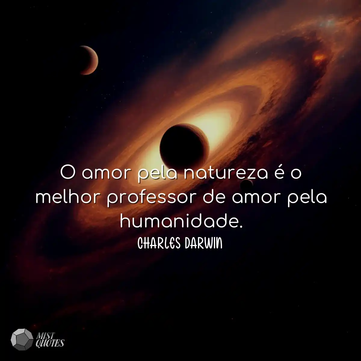 O amor pela natureza é o melhor profess