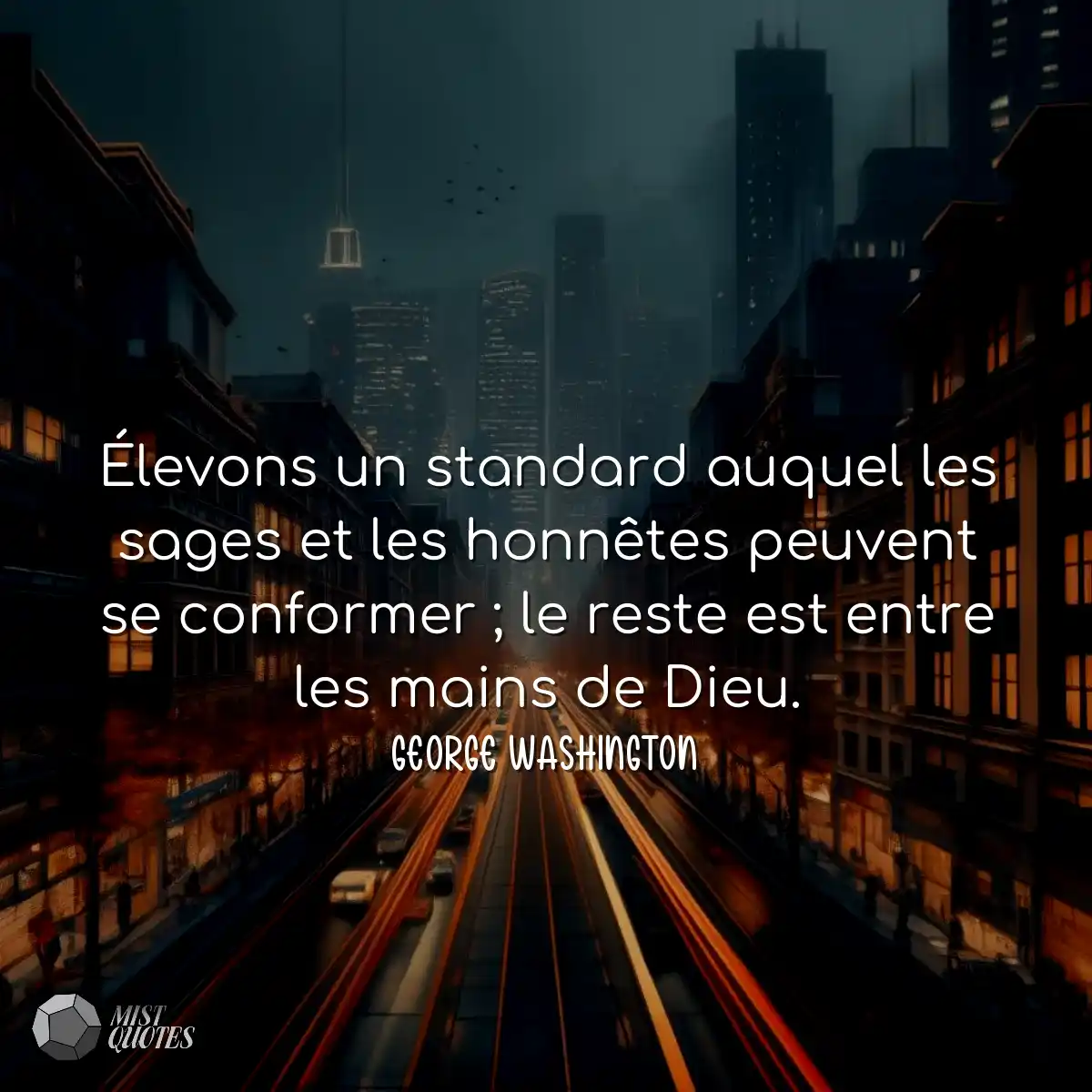 Élevons un standard auquel les sages et