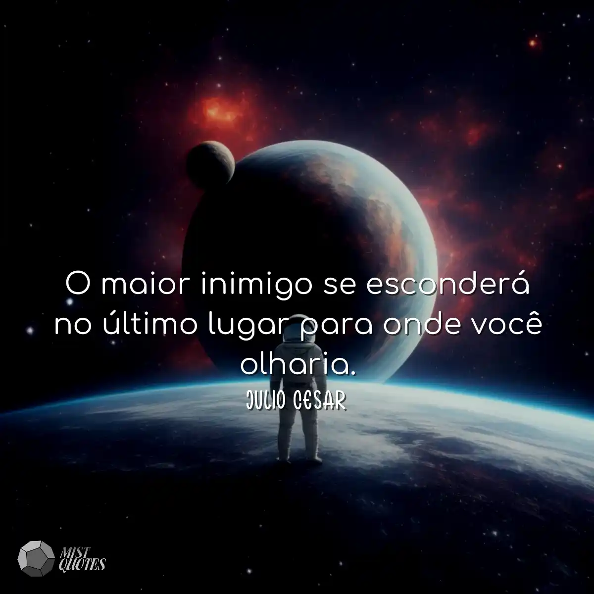 O maior inimigo se esconderá no último lugar para 
