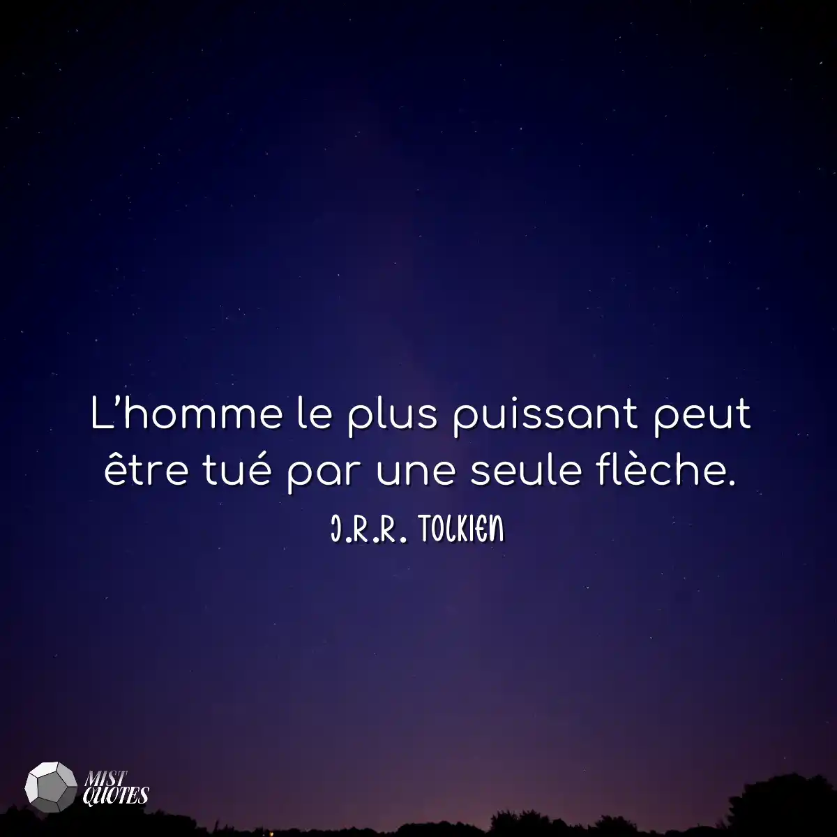 L’homme le plus puissant peut être tu