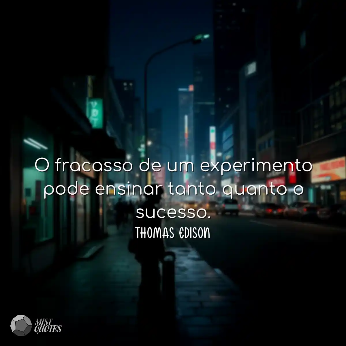 O fracasso de um experimento pode ensina