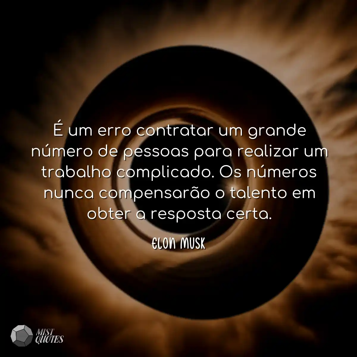 É um erro contratar um grande número d