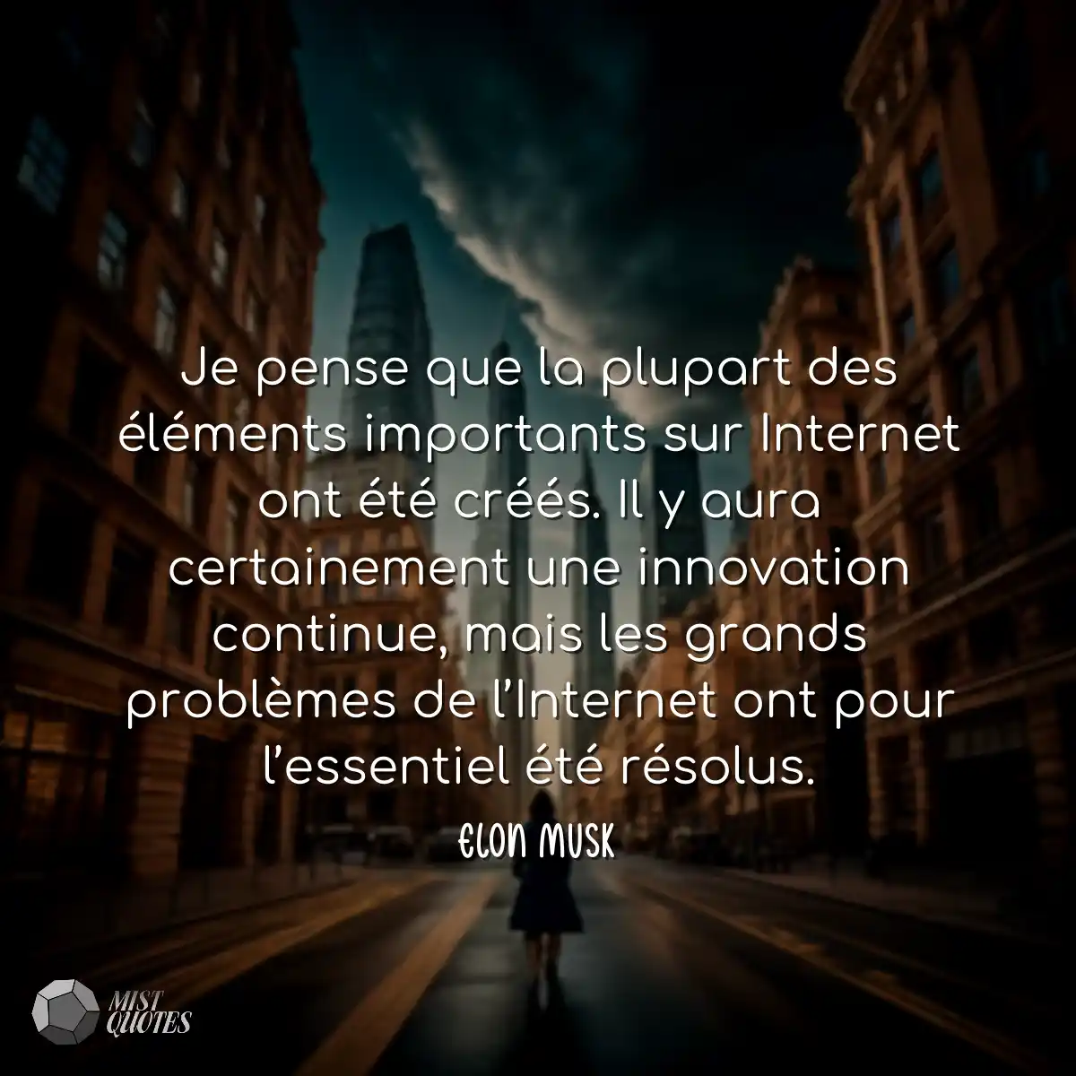 Je pense que la plupart des éléments importants su