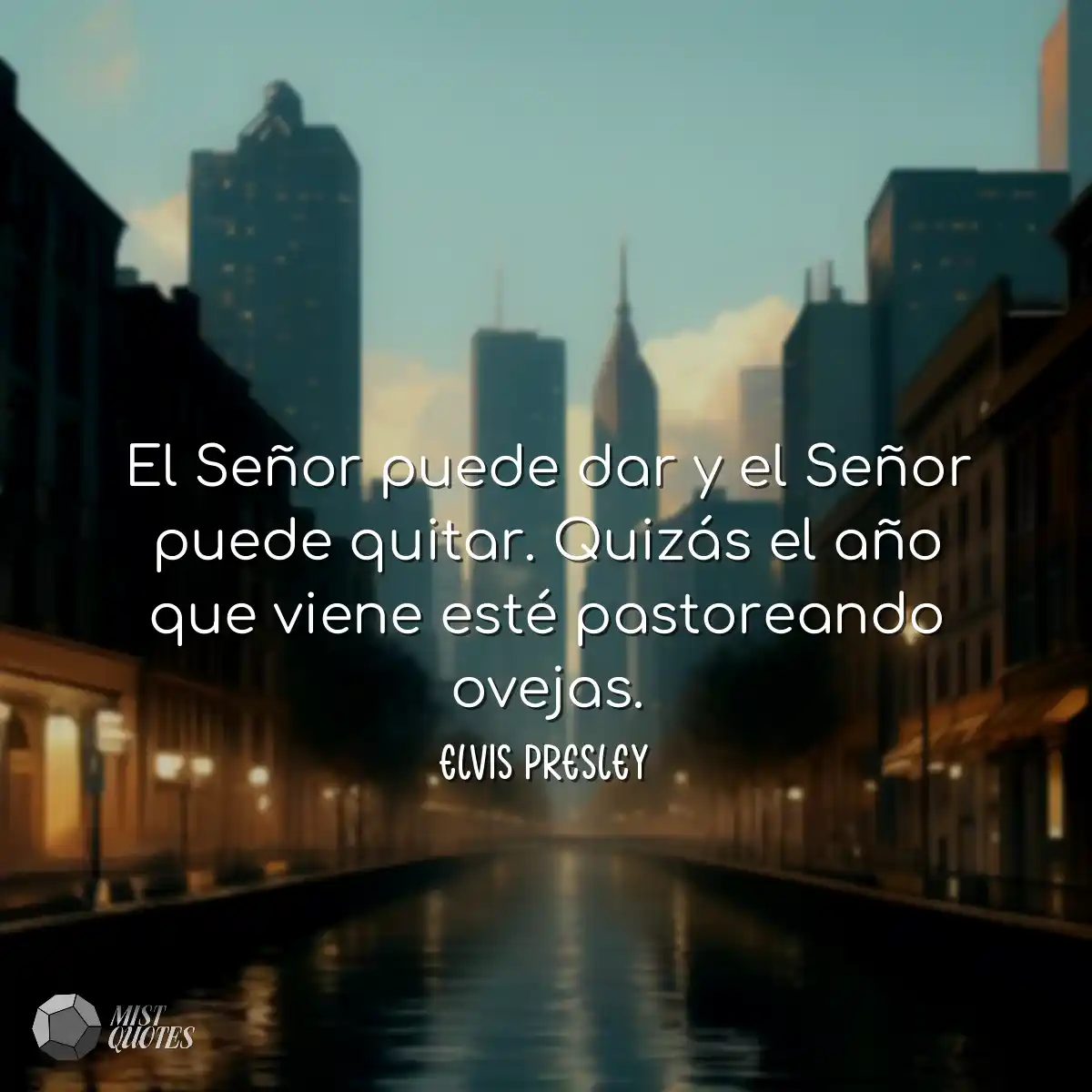 El Señor puede dar y el Señor puede quitar. Quizás