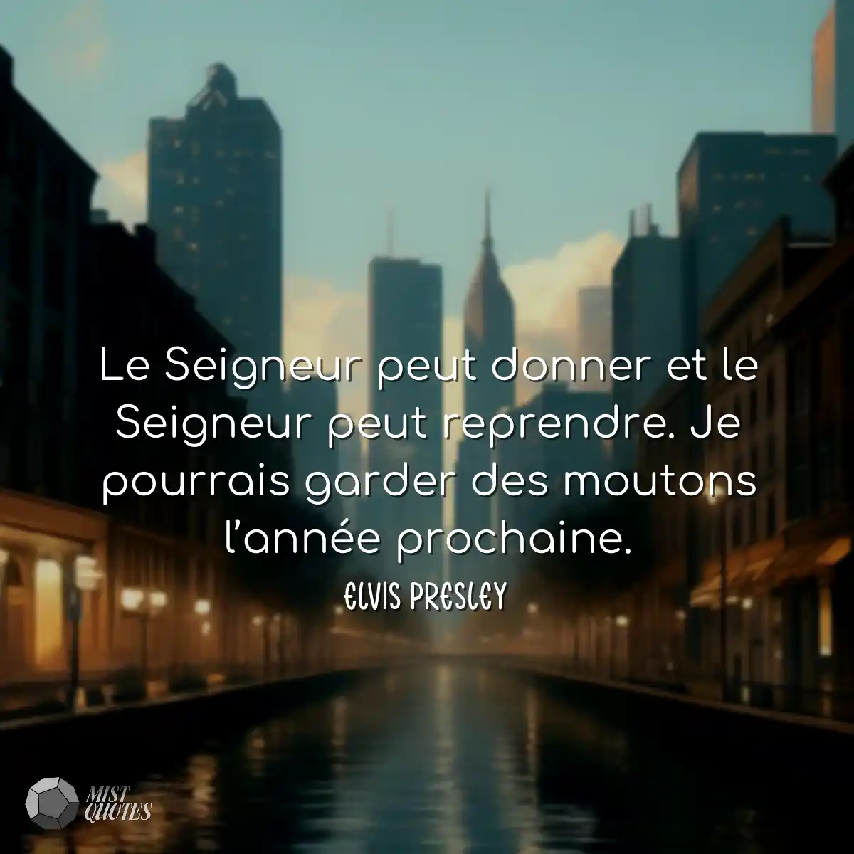 Le Seigneur peut donner et le Seigneur peut repren