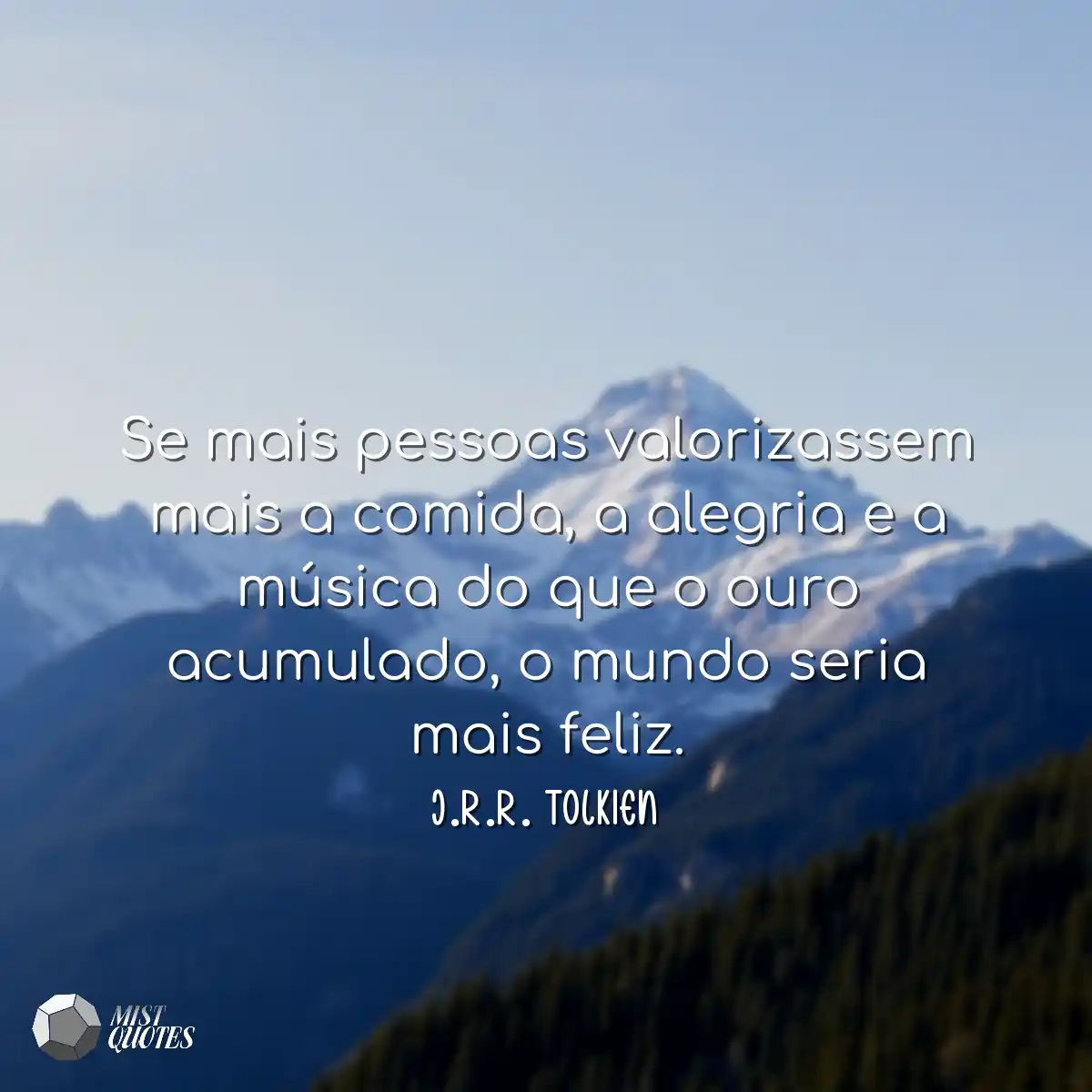Se mais pessoas valorizassem mais a comida, a aleg