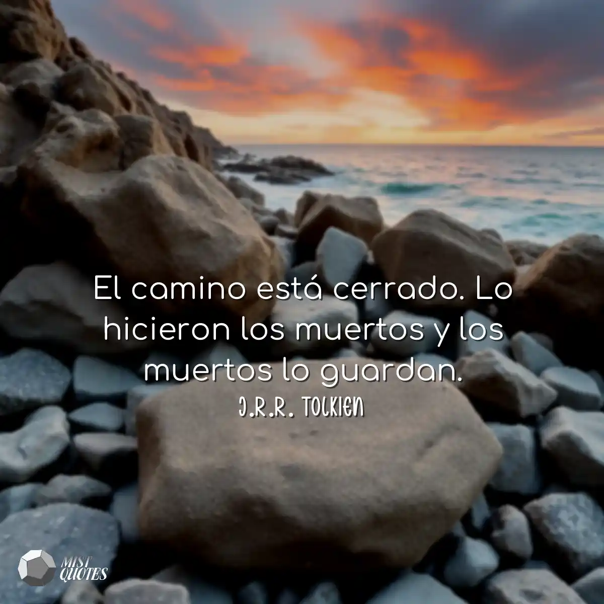 El camino está cerrado. Lo hicieron los