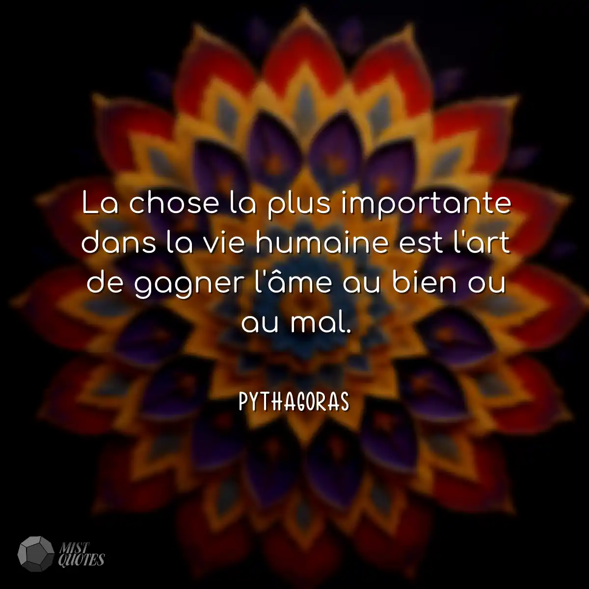 La chose la plus importante dans la vie 