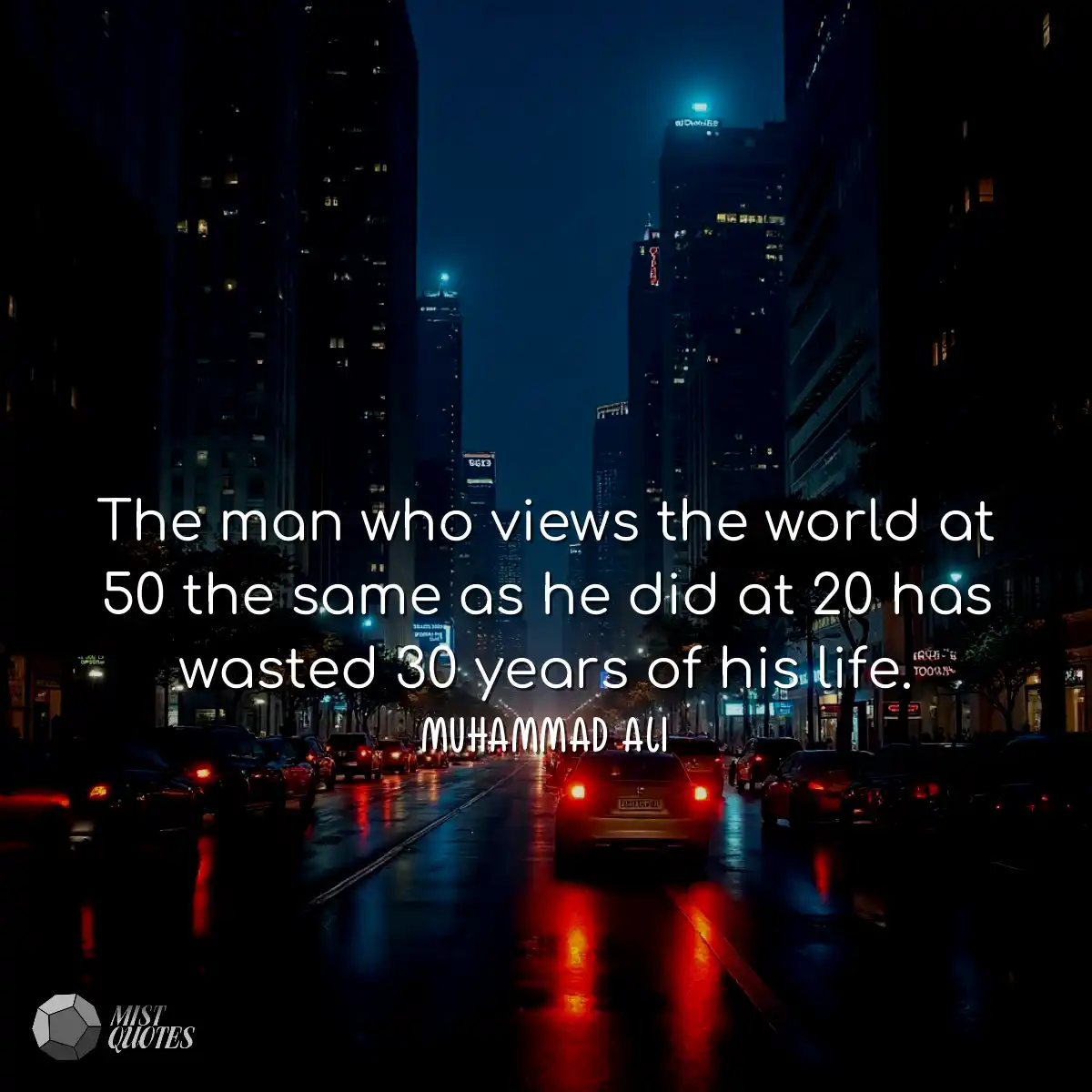 The man who views the world at 50 the sa