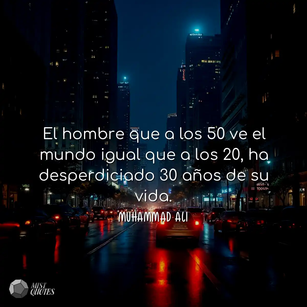 El hombre que a los 50 ve el mundo igual