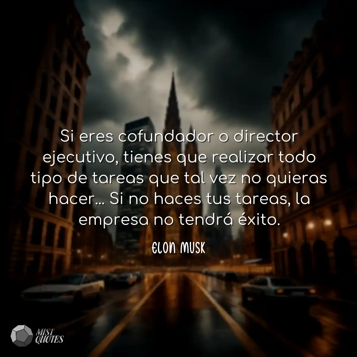 Si eres cofundador o director ejecutivo,