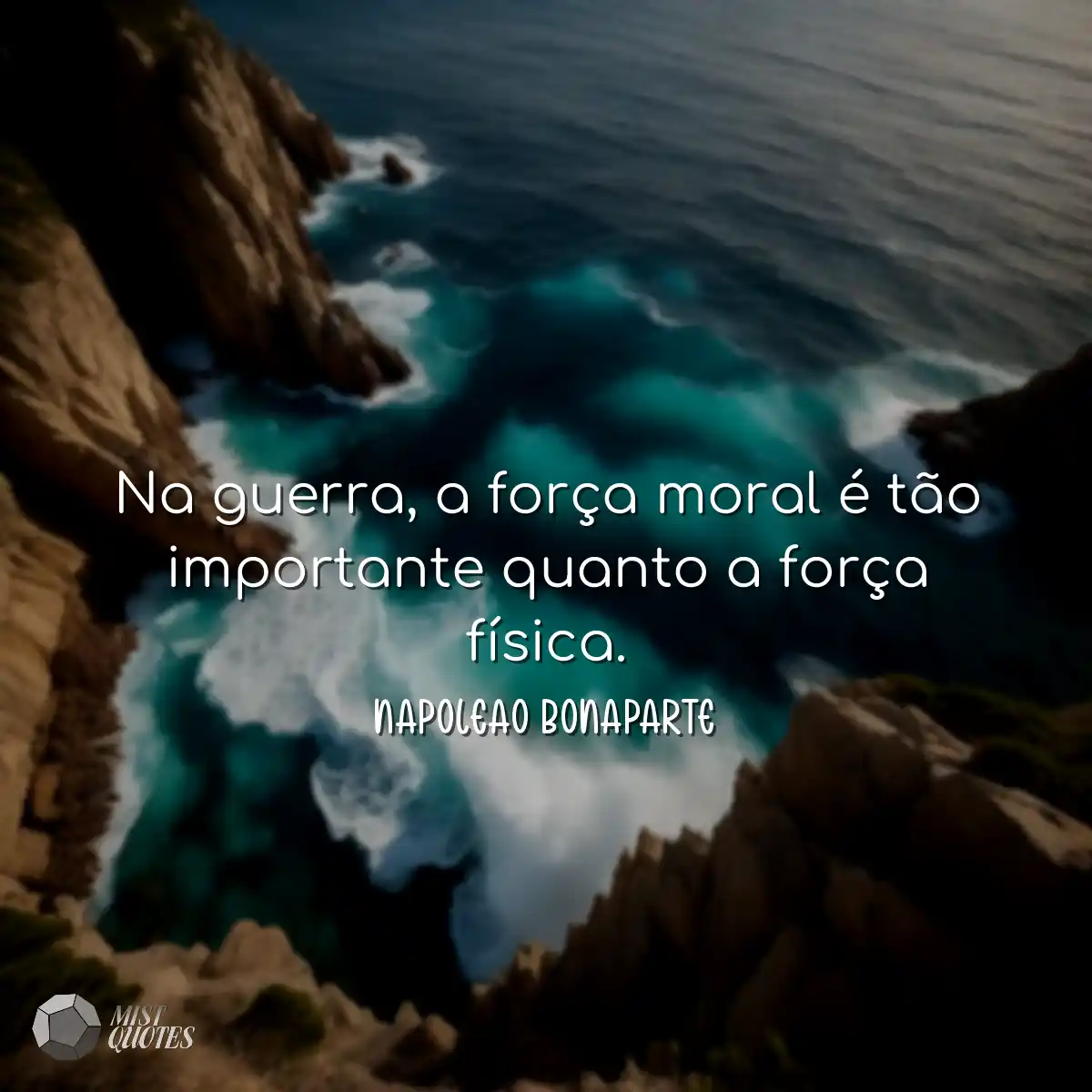 Na guerra, a força moral é tão importante quanto a
