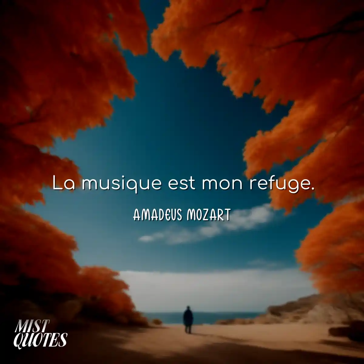 La musique est mon refuge.