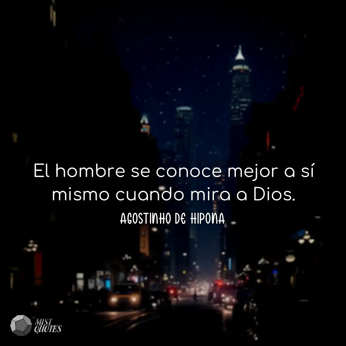 El hombre se conoce mejor a sí mismo cuando mira a