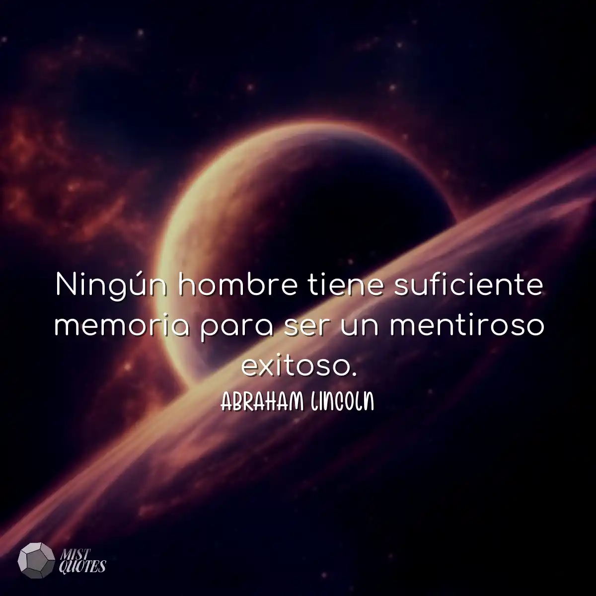 Ningún hombre tiene suficiente memoria 