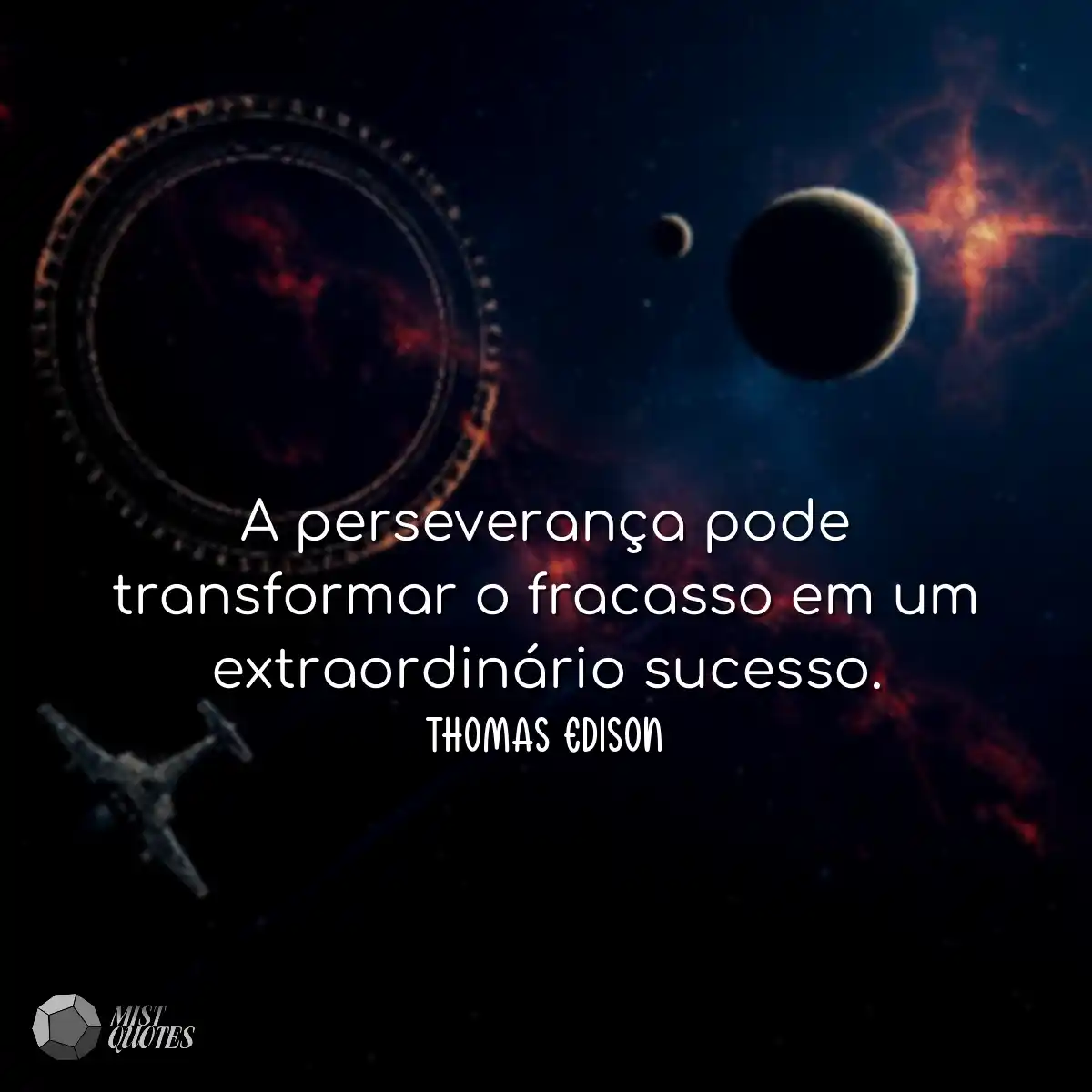 A perseverança pode transformar o fraca