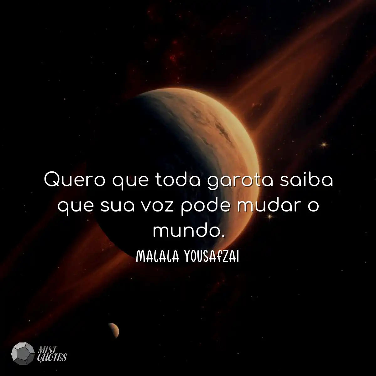 Quero que toda garota saiba que sua voz pode mudar