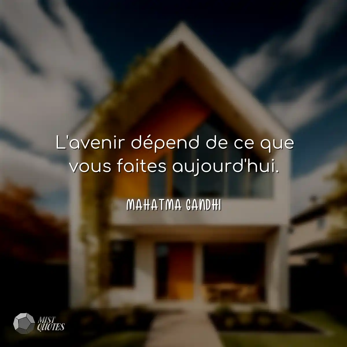 L'avenir dépend de ce que vous faites a