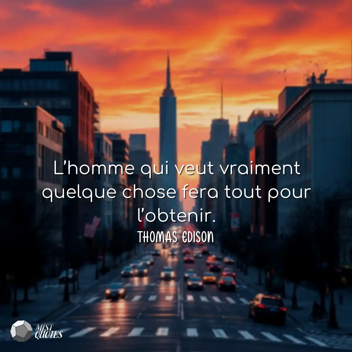 L’homme qui veut vraiment quelque chos