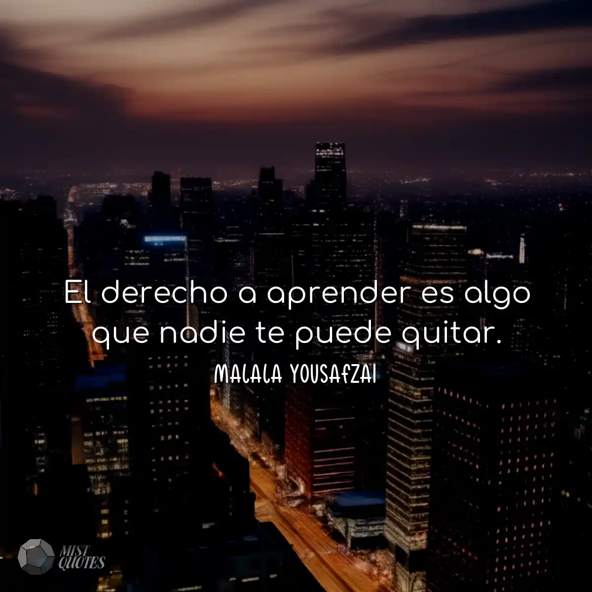 El derecho a aprender es algo que nadie 
