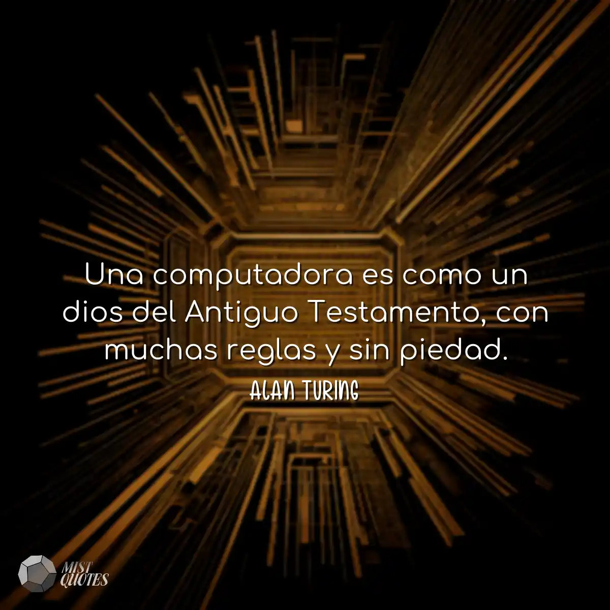Una computadora es como un dios del Anti