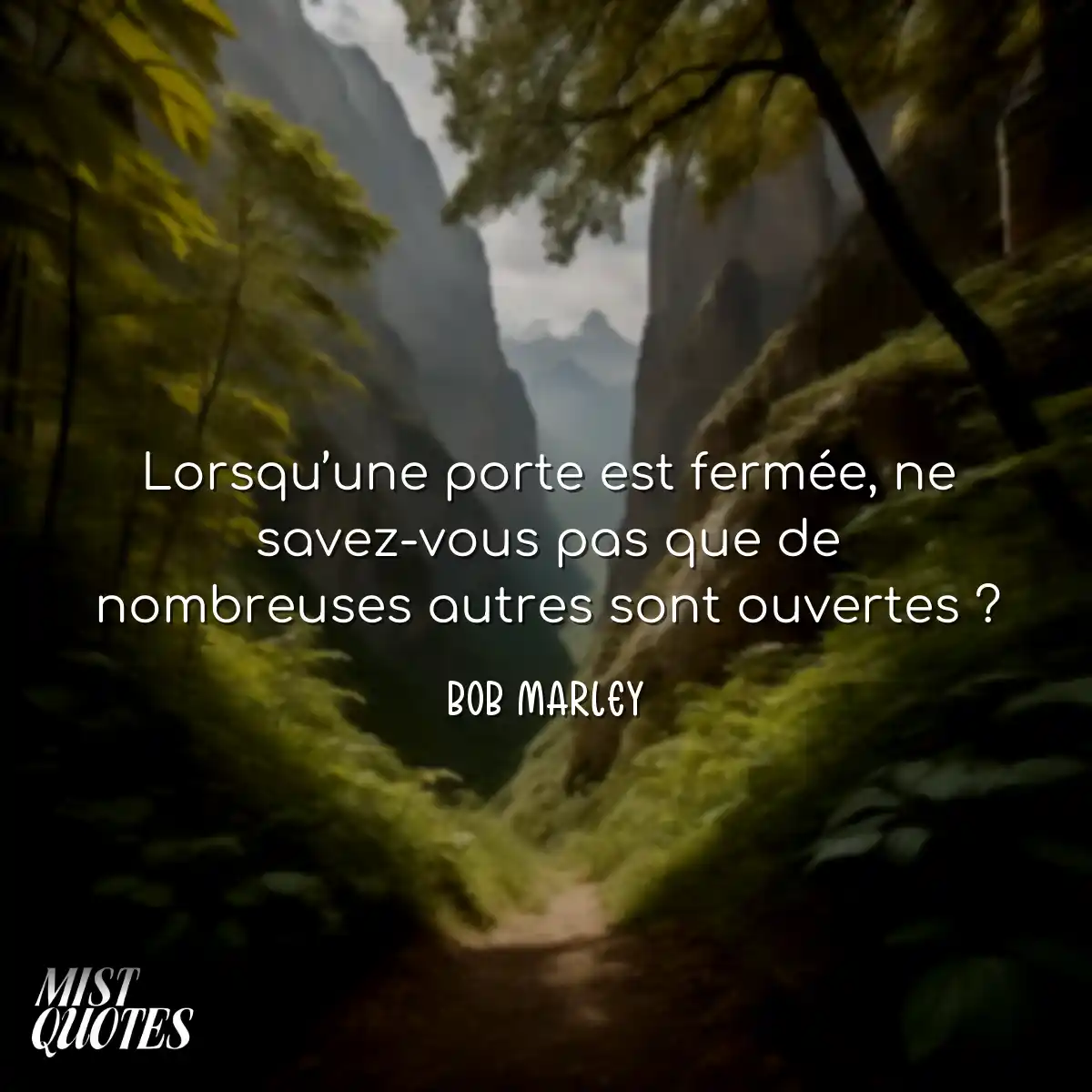 Lorsqu’une porte est fermée, ne savez