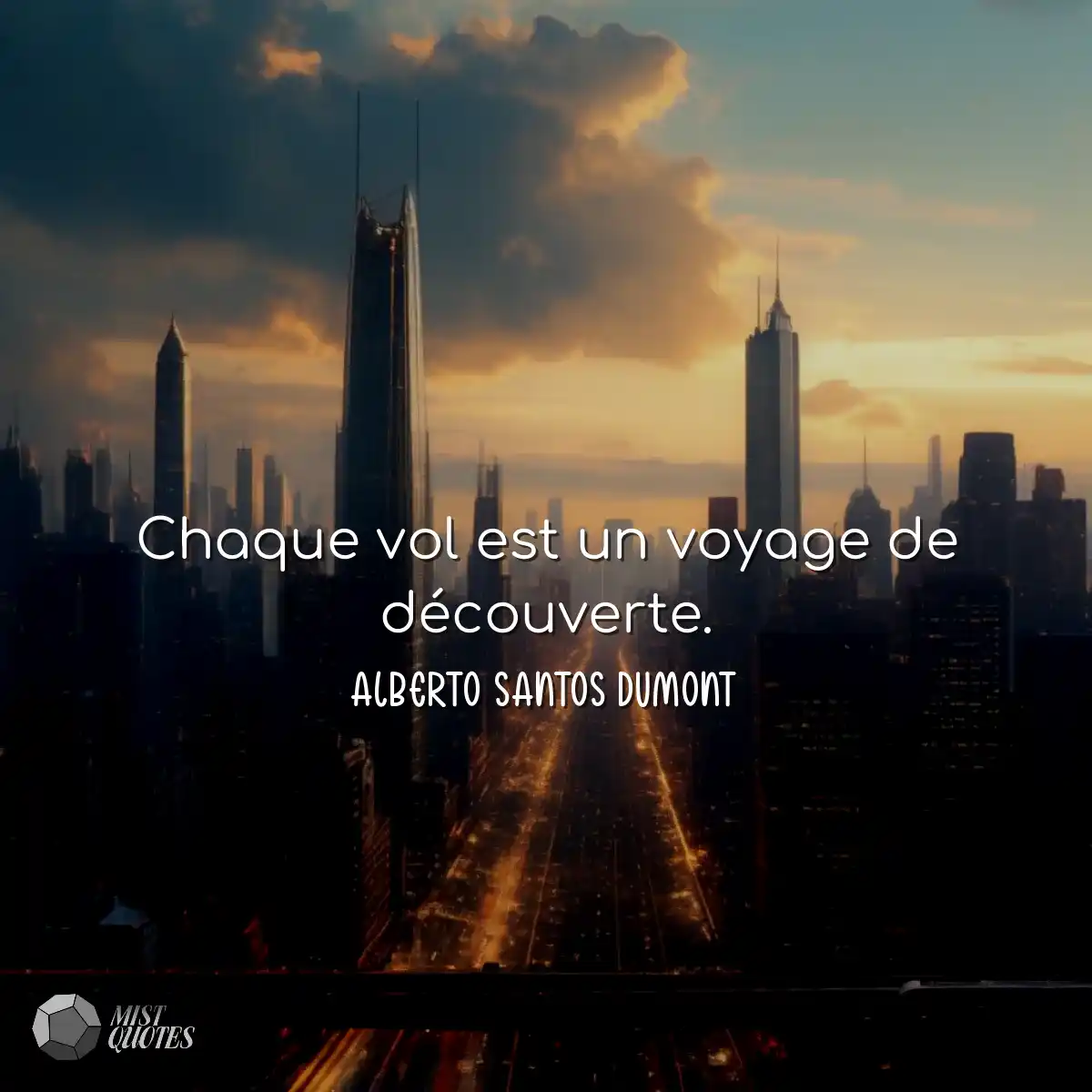 Chaque vol est un voyage de découverte.