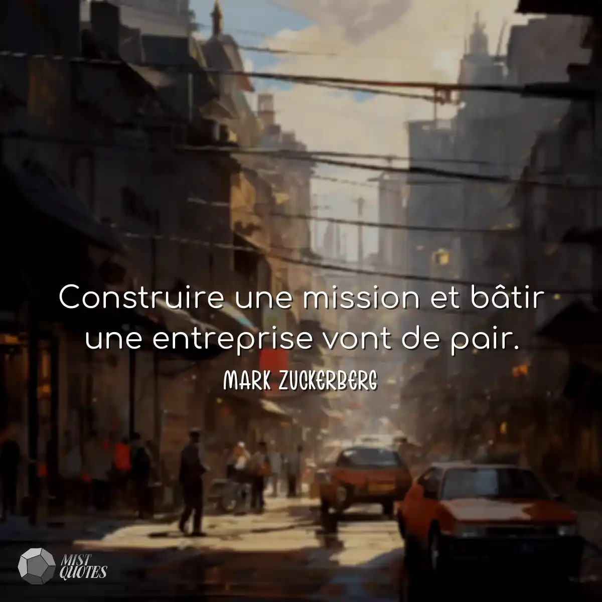Construire une mission et bâtir une ent