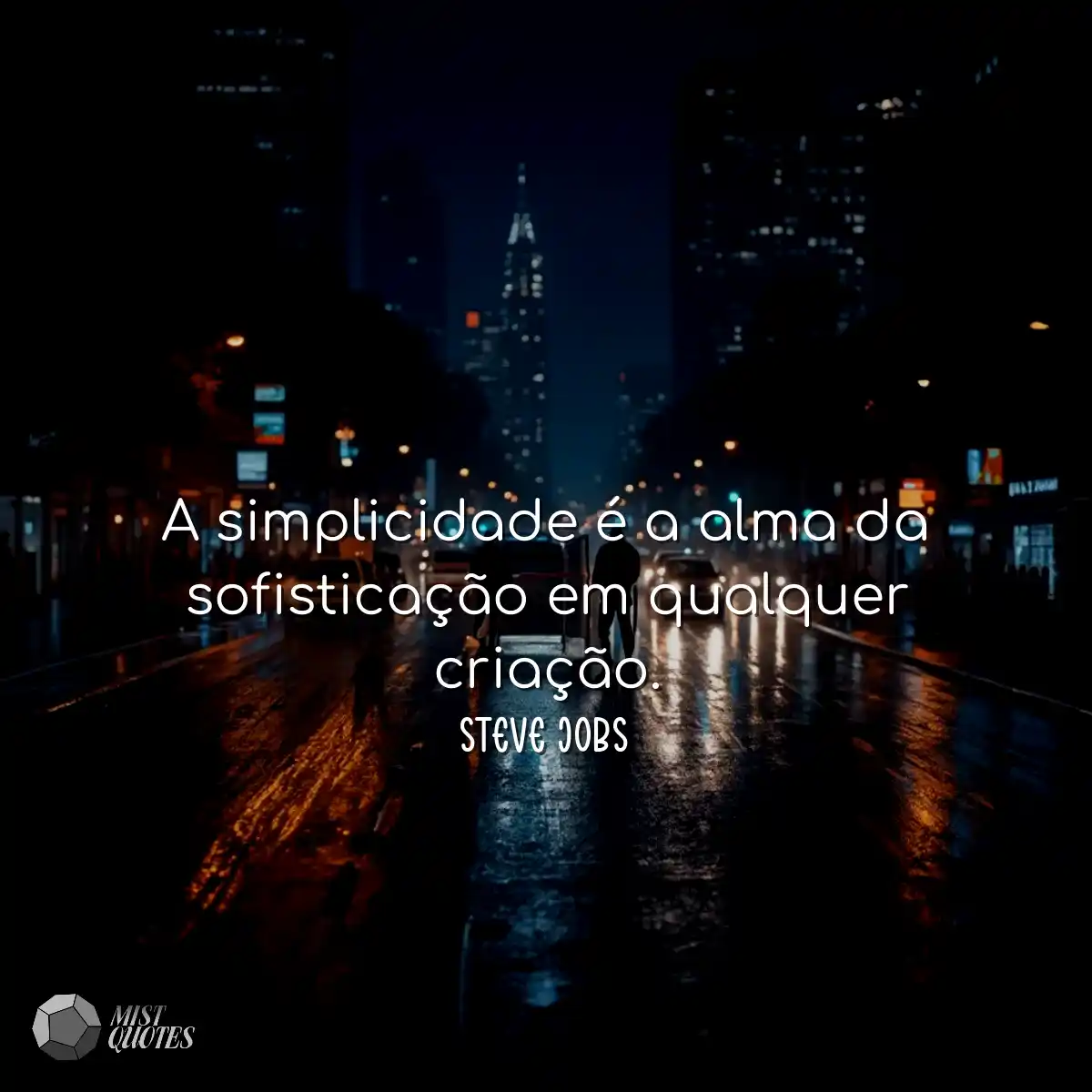 A simplicidade é a alma da sofisticação em qualque