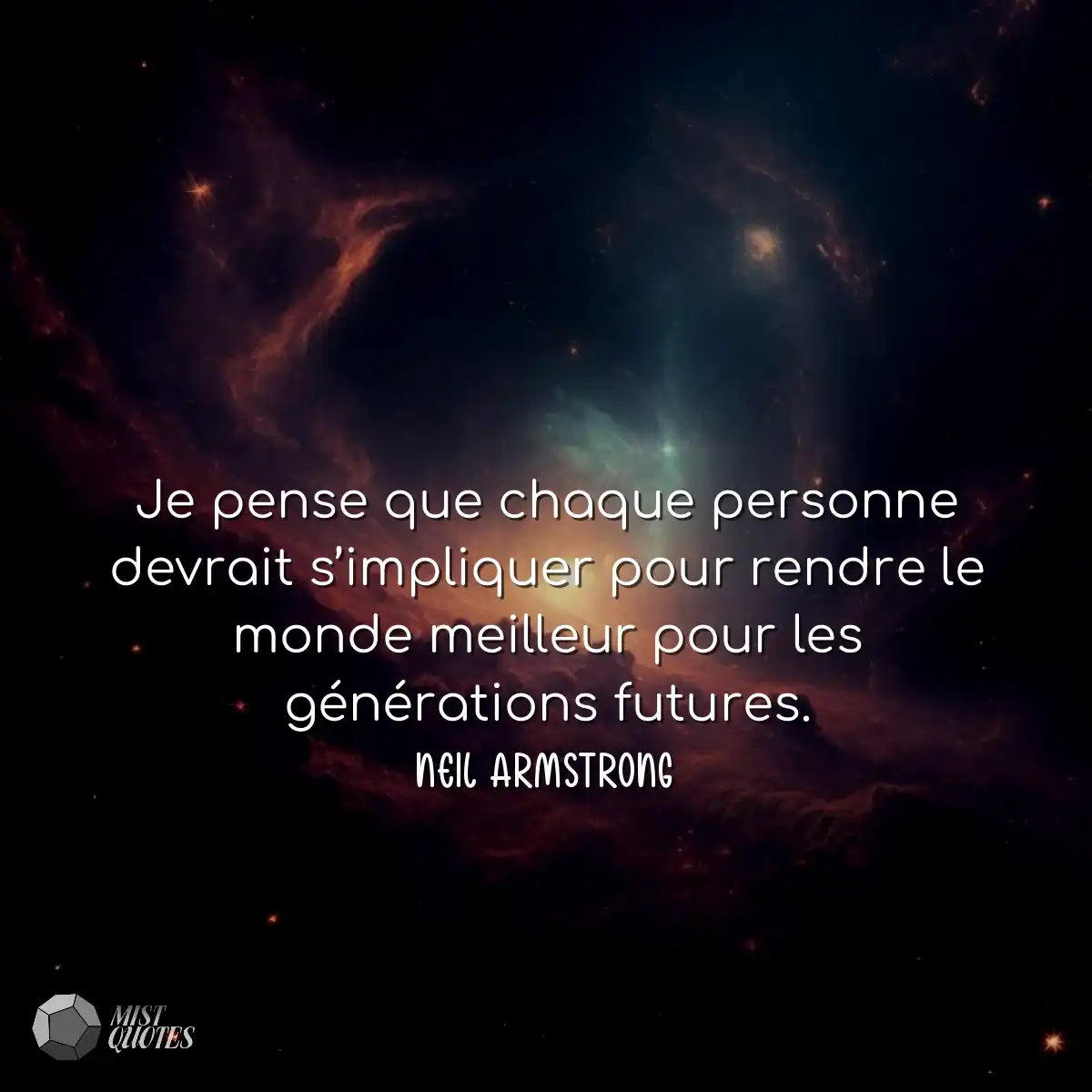 Je pense que chaque personne devrait s’impliquer p