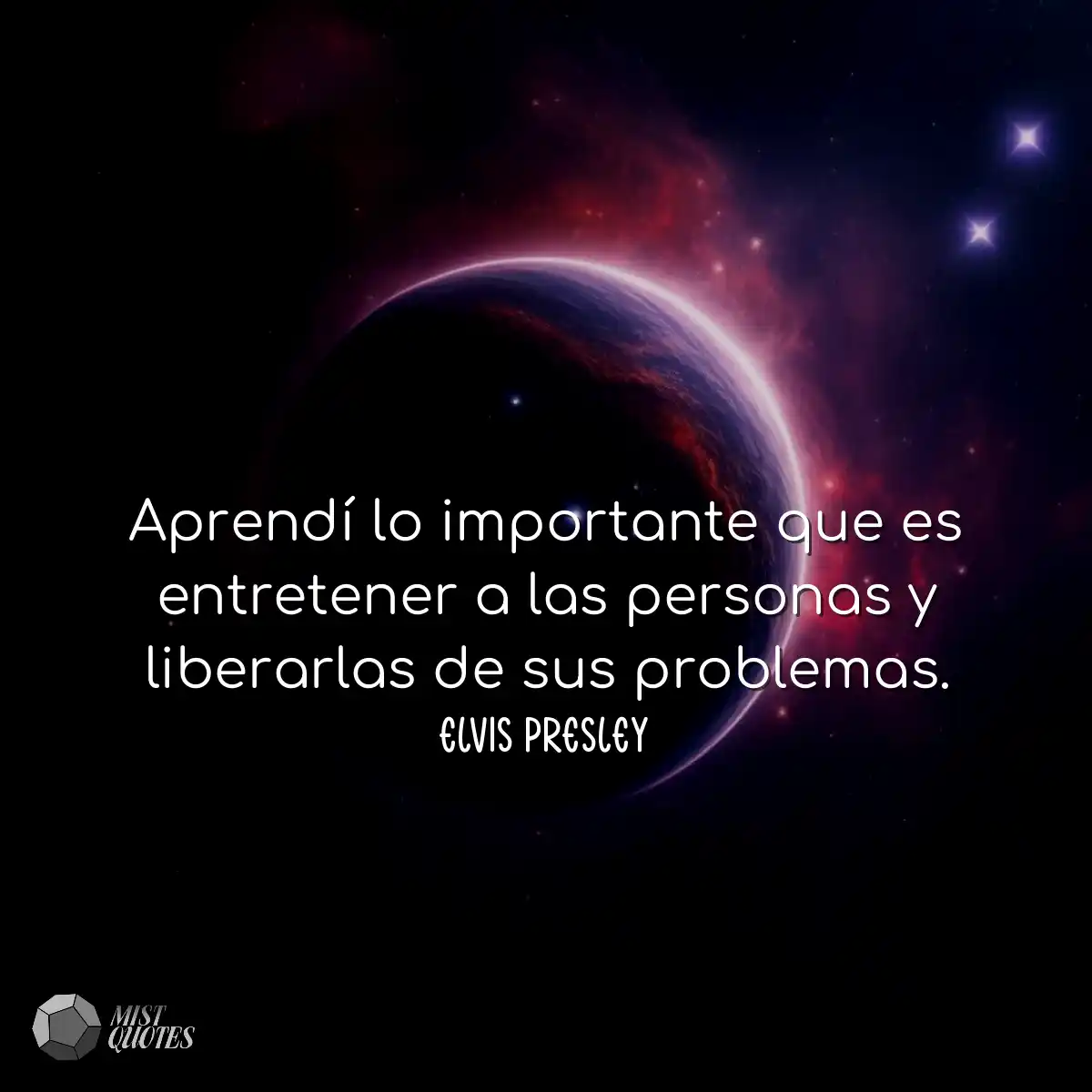 Aprendí lo importante que es entretener a las pers