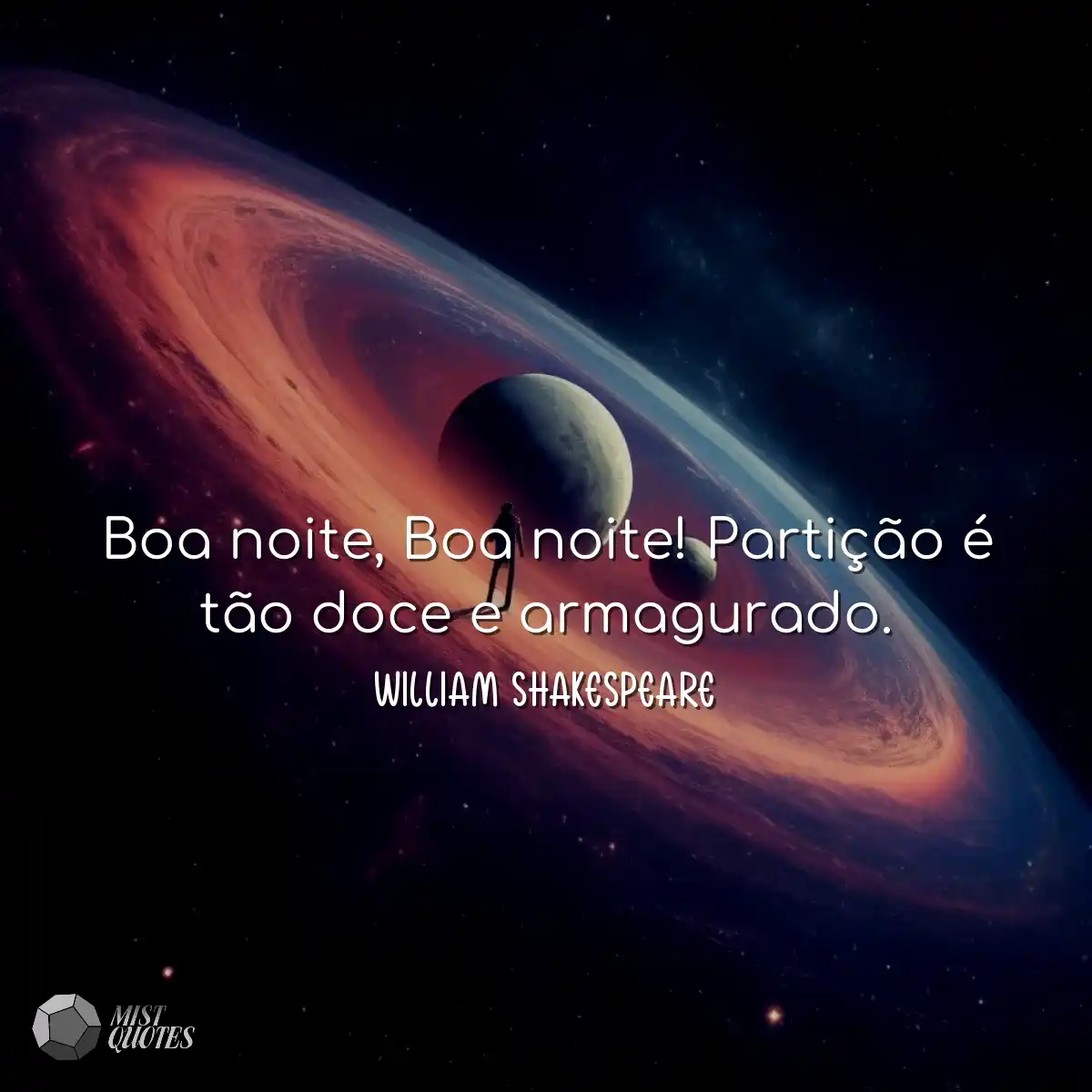 Boa noite, Boa noite! Partição é tão