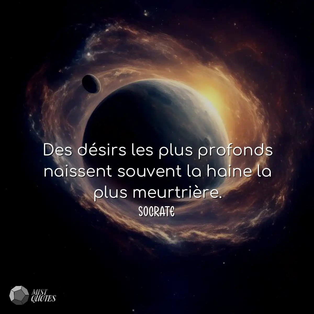 Des désirs les plus profonds naissent souvent la h