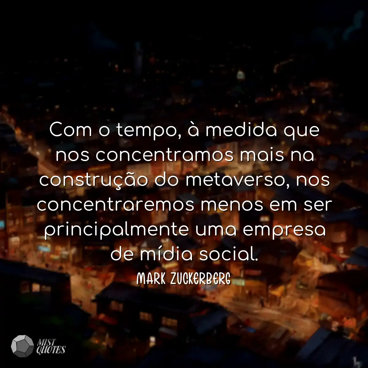 Com o tempo, à medida que nos concentra