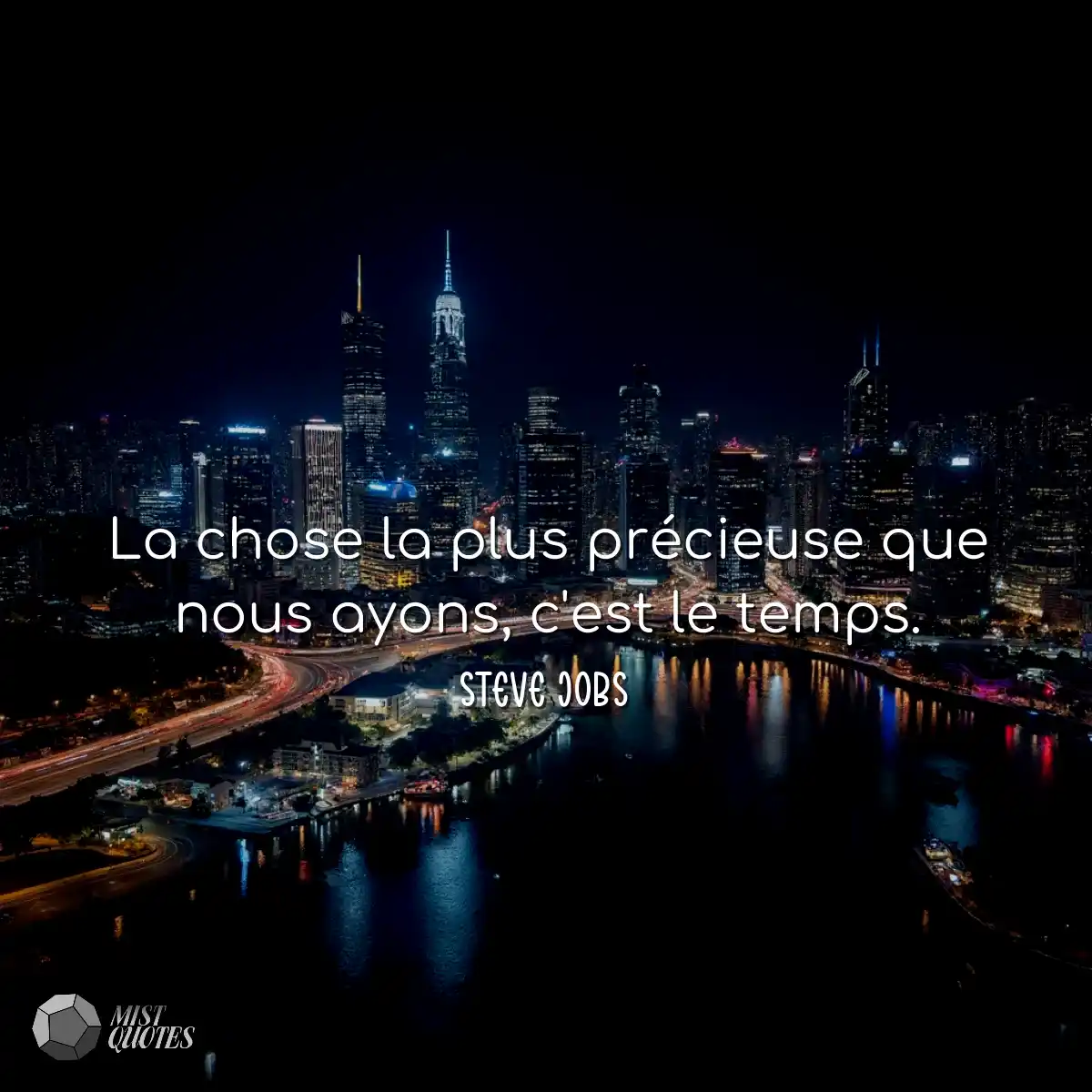 La chose la plus précieuse que nous ayo