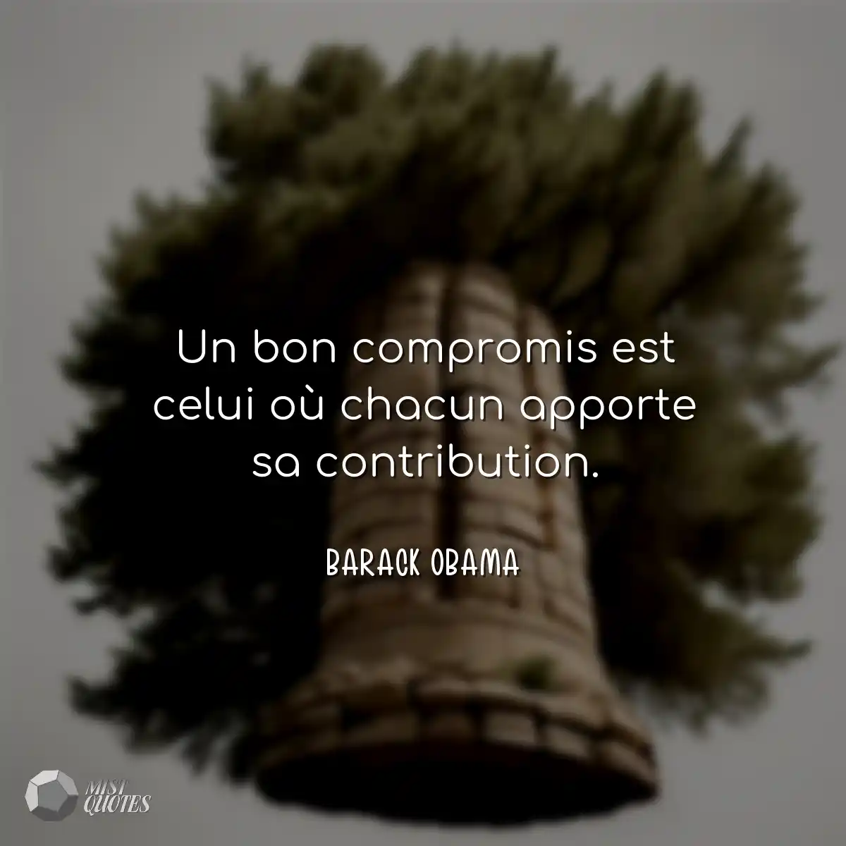 Un bon compromis est celui où chacun ap