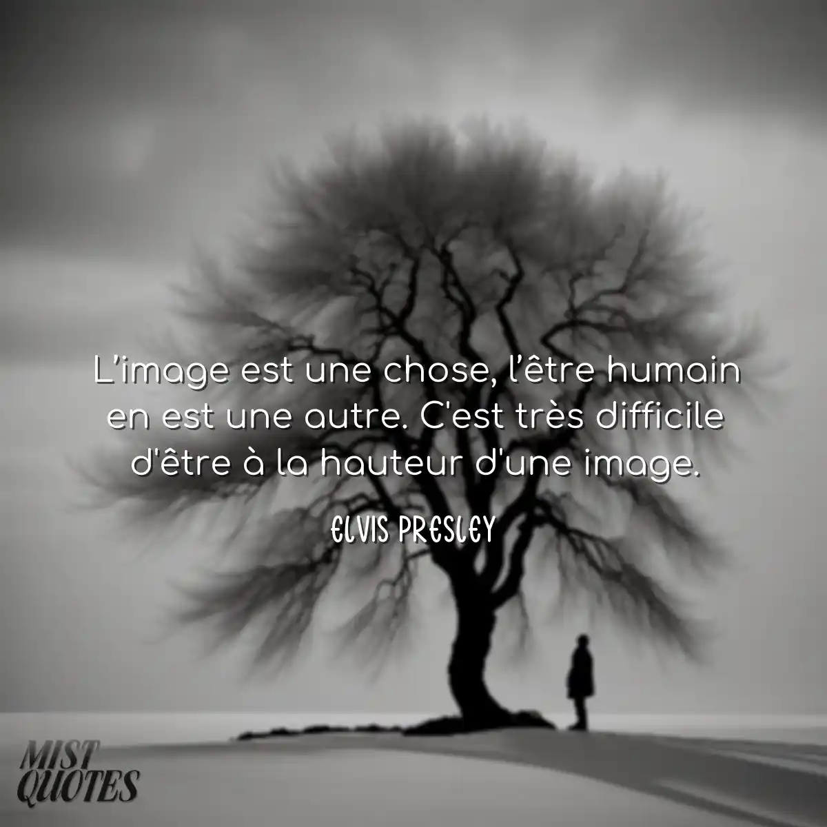 L’image est une chose, l’être humain en est une au