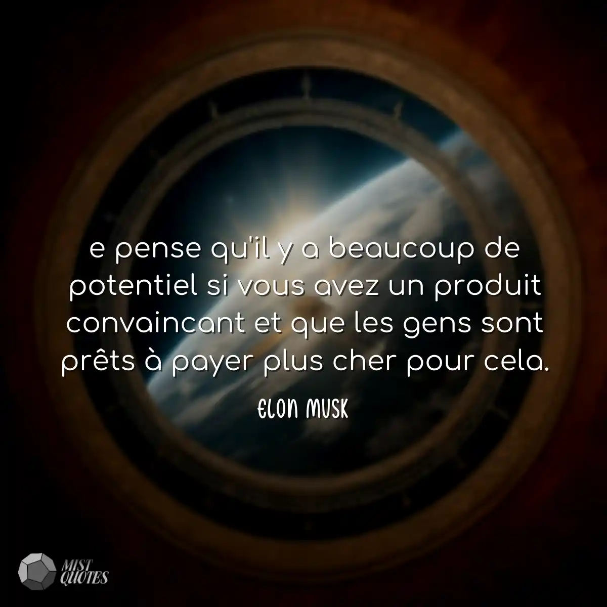 e pense qu'il y a beaucoup de potentiel 