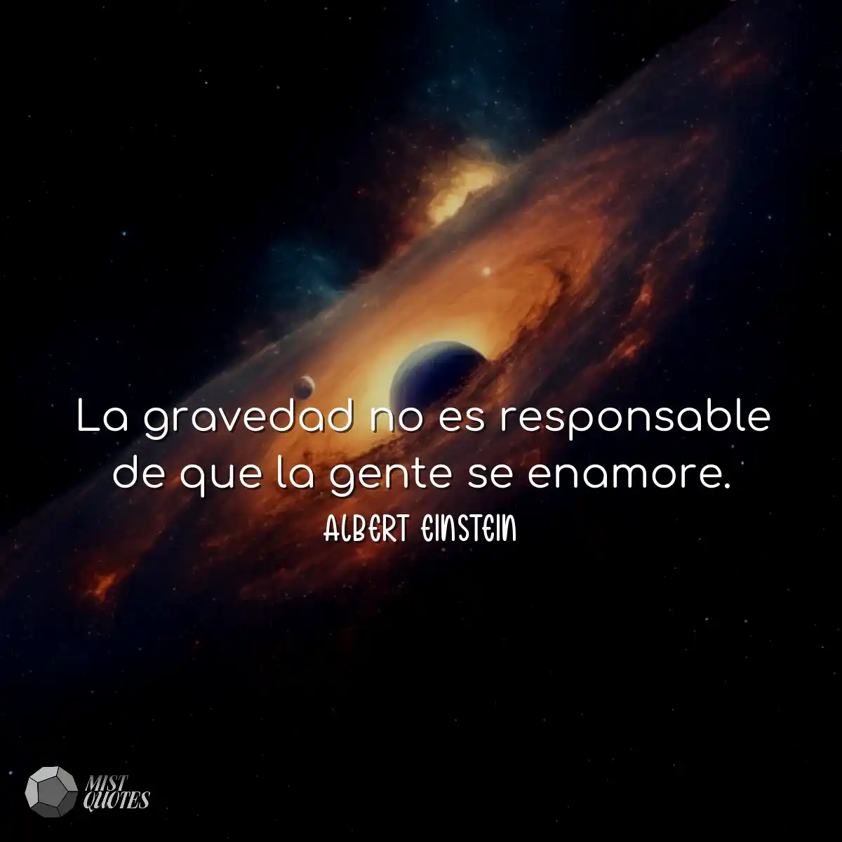 La gravedad no es responsable de que la 