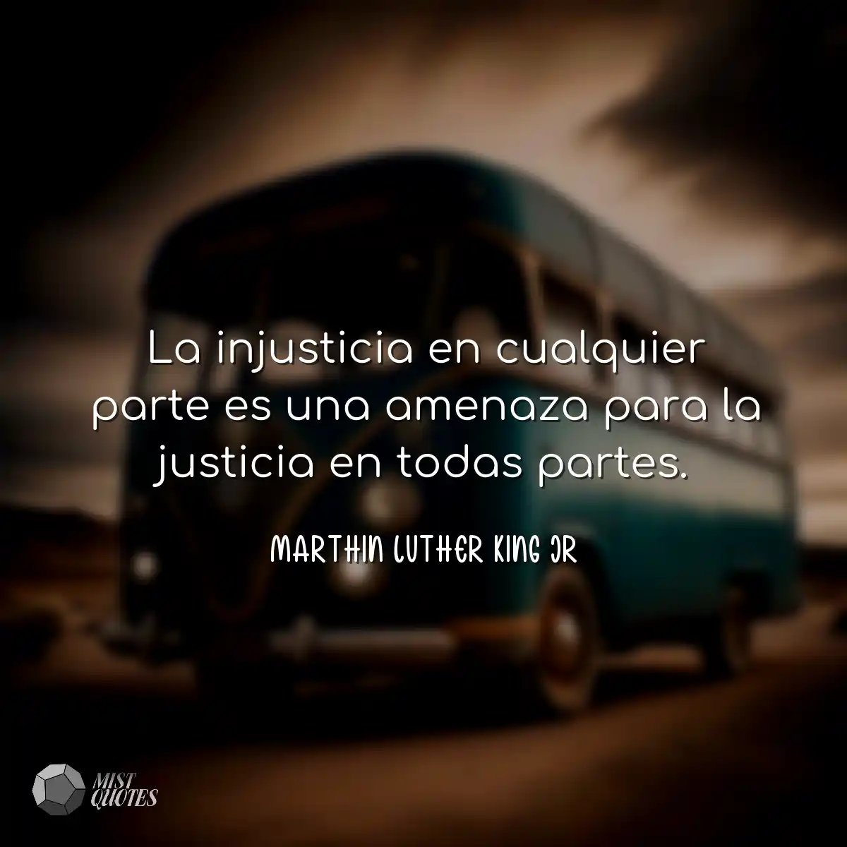 La injusticia en cualquier parte es una amenaza pa