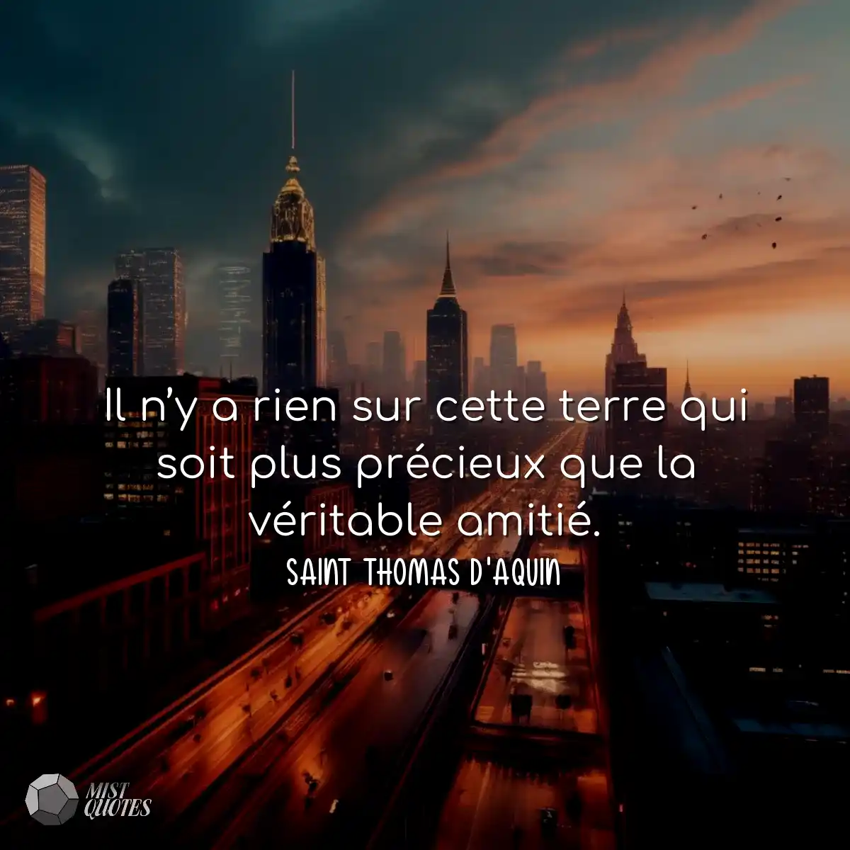 Il n’y a rien sur cette terre qui soit