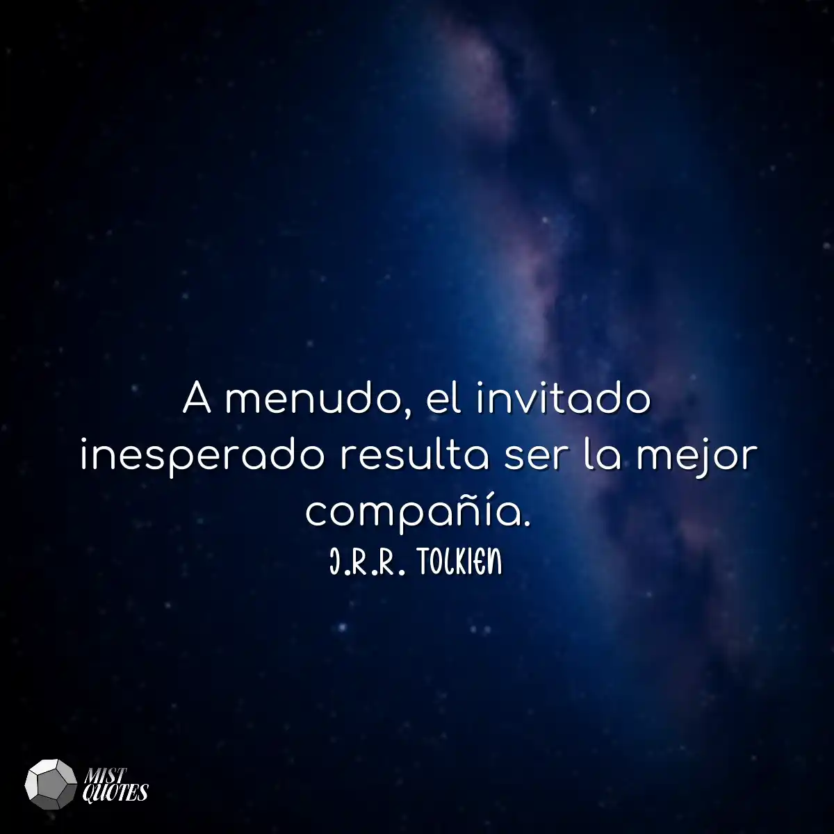 A menudo, el invitado inesperado resulta