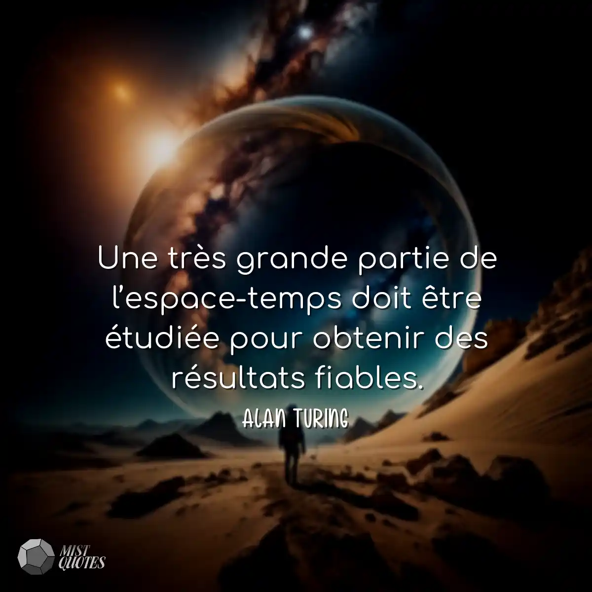 Une très grande partie de l’espace-temps doit être