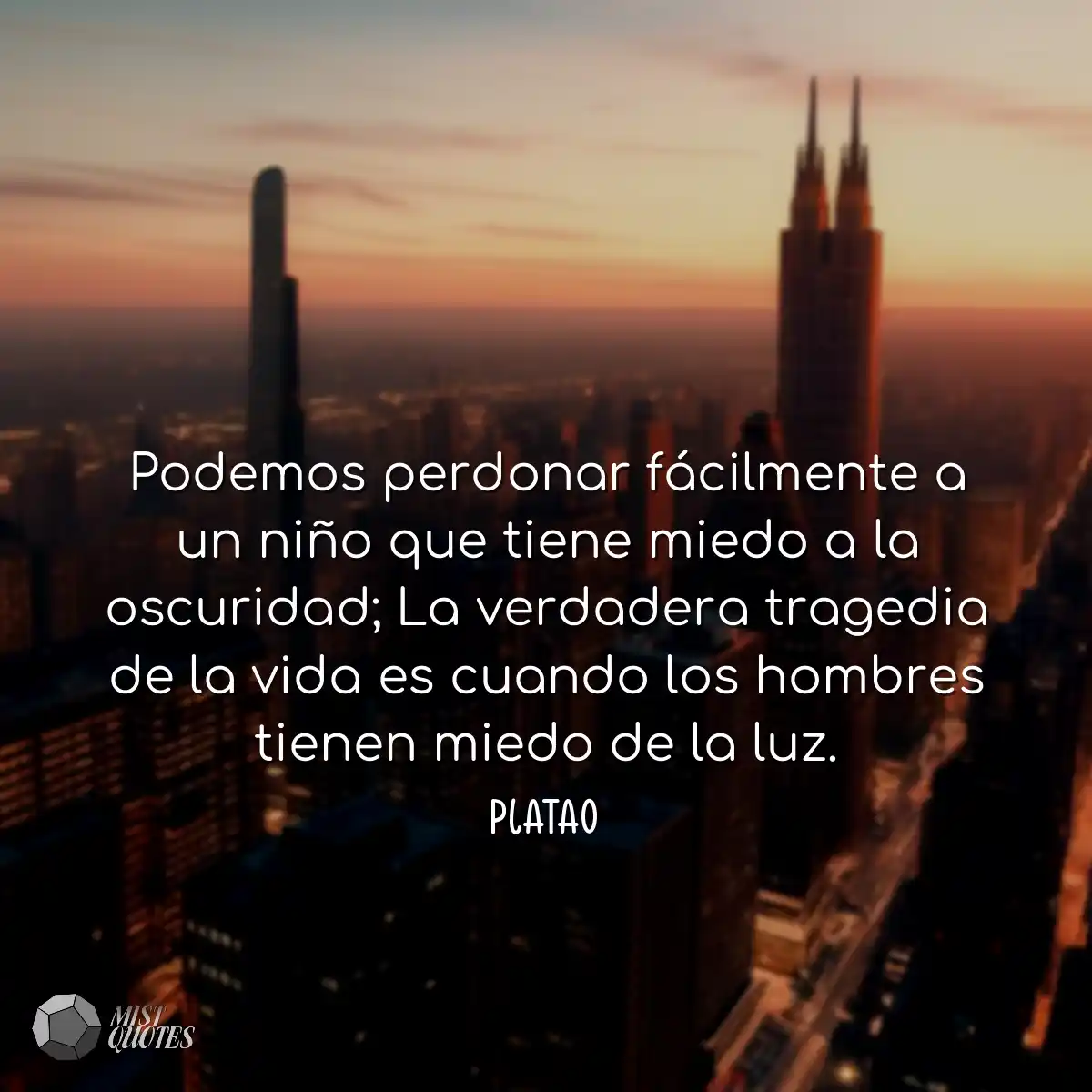 Podemos perdonar fácilmente a un niño que tiene mi