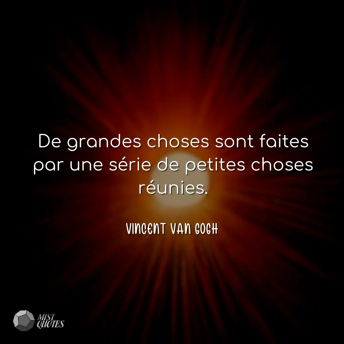 De grandes choses sont faites par une s