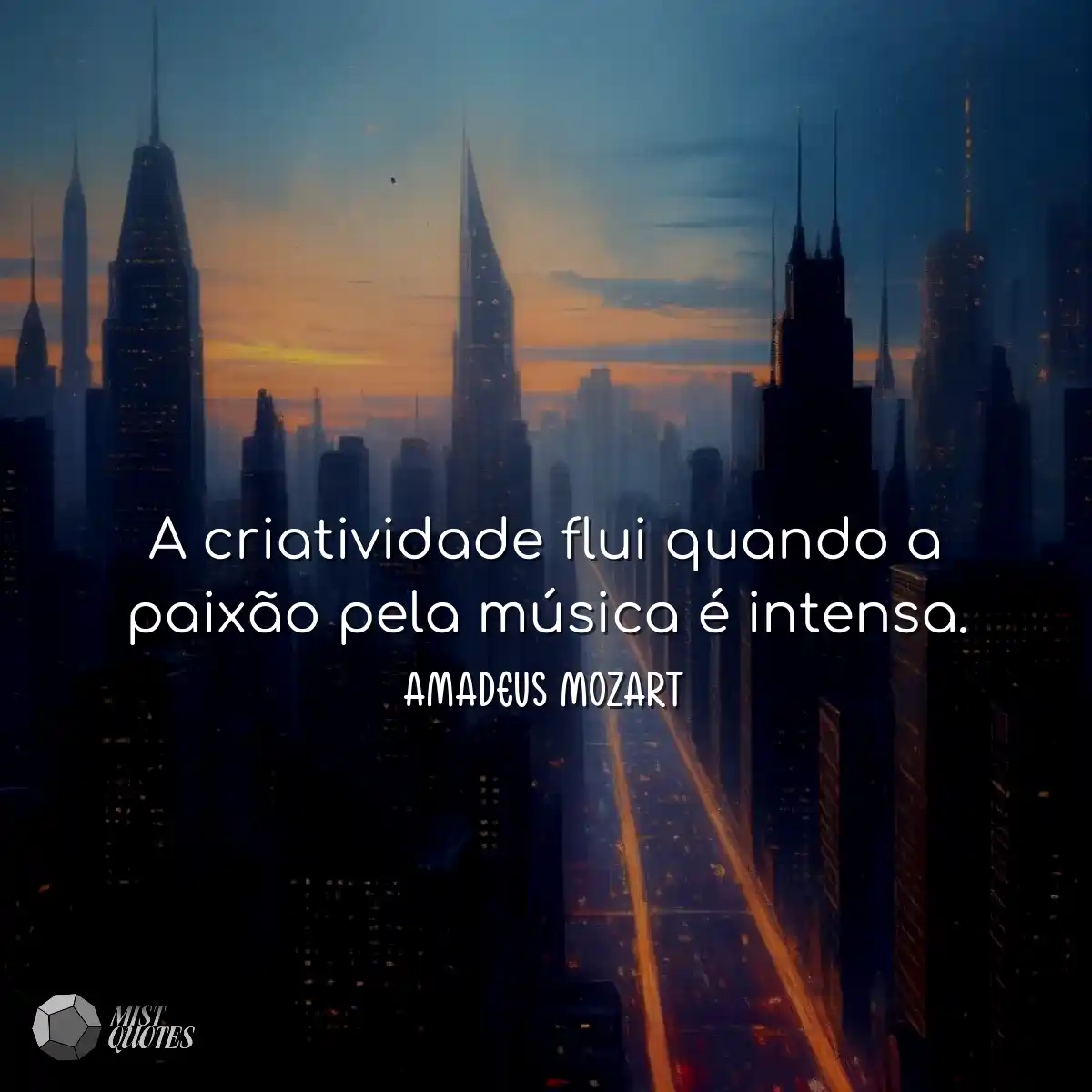 A criatividade flui quando a paixão pel