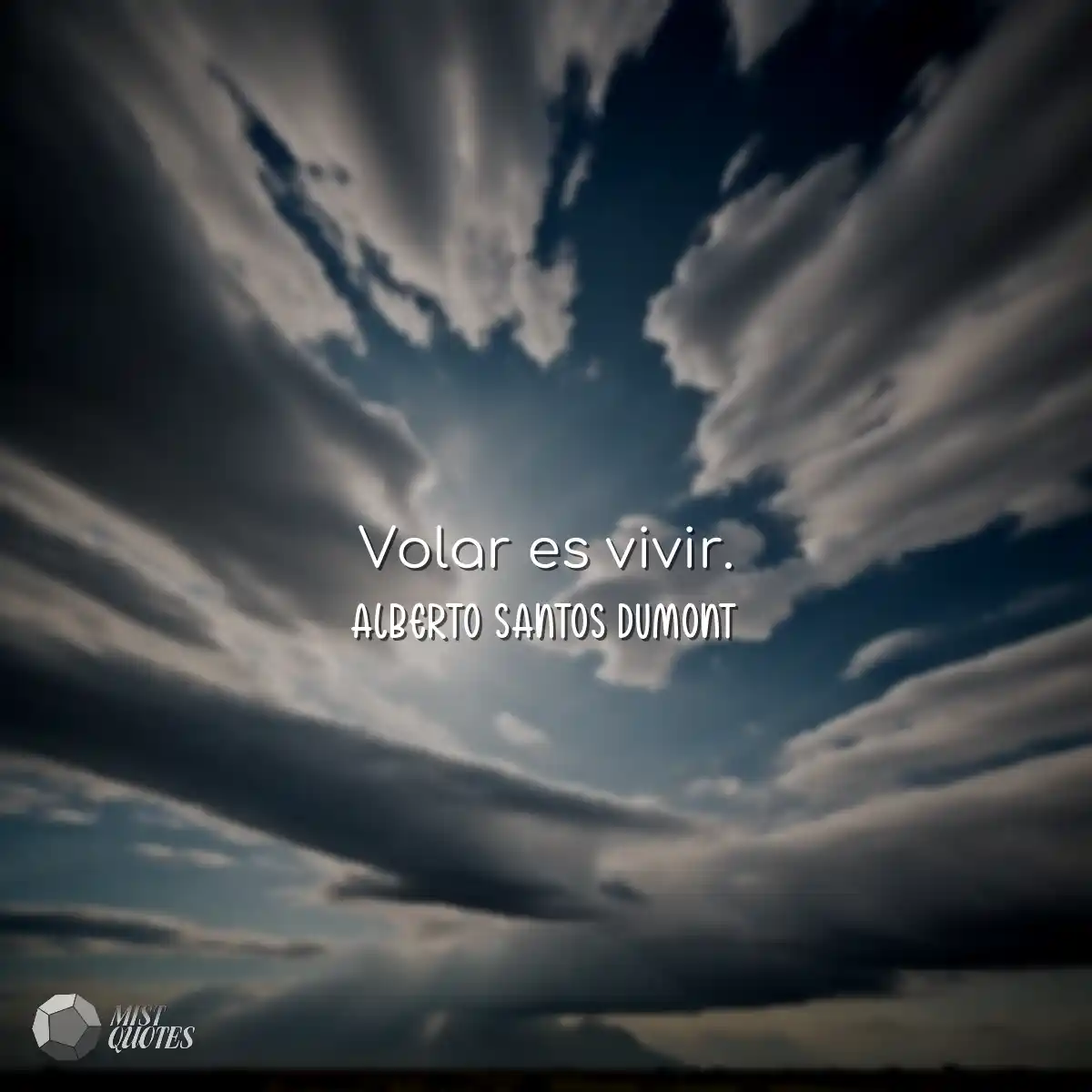 Volar es vivir.