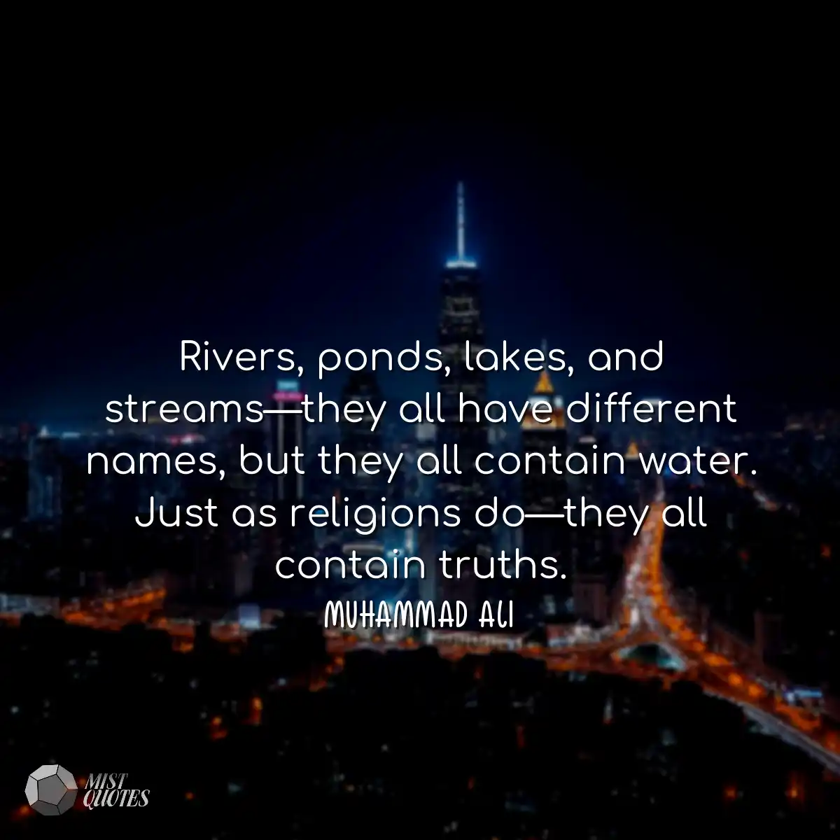 Rivers, ponds, lakes, and streams—they