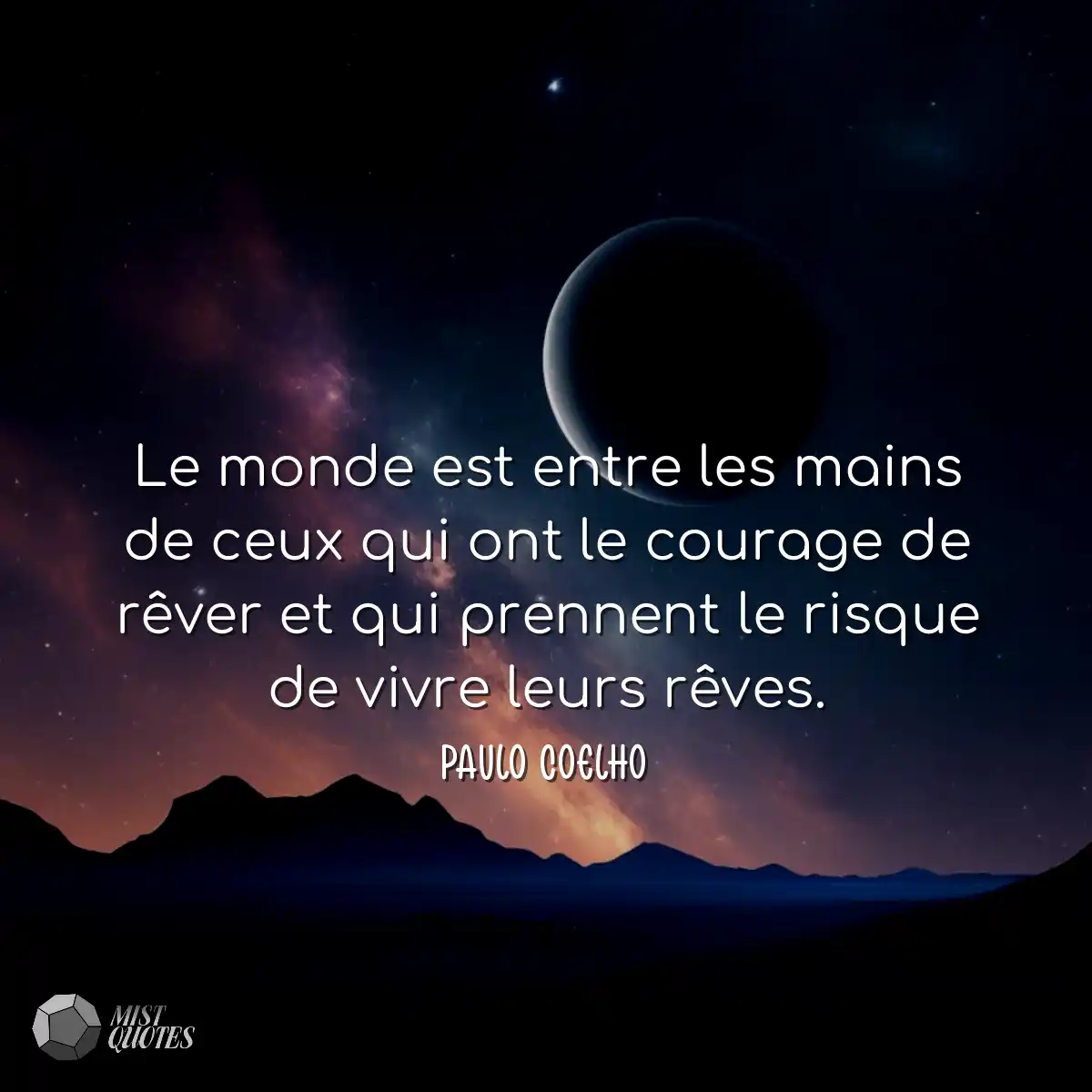 Le monde est entre les mains de ceux qui